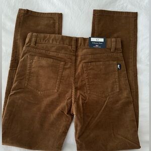 Boys size 12 vineyard vines, five pocket corduroys, Brown